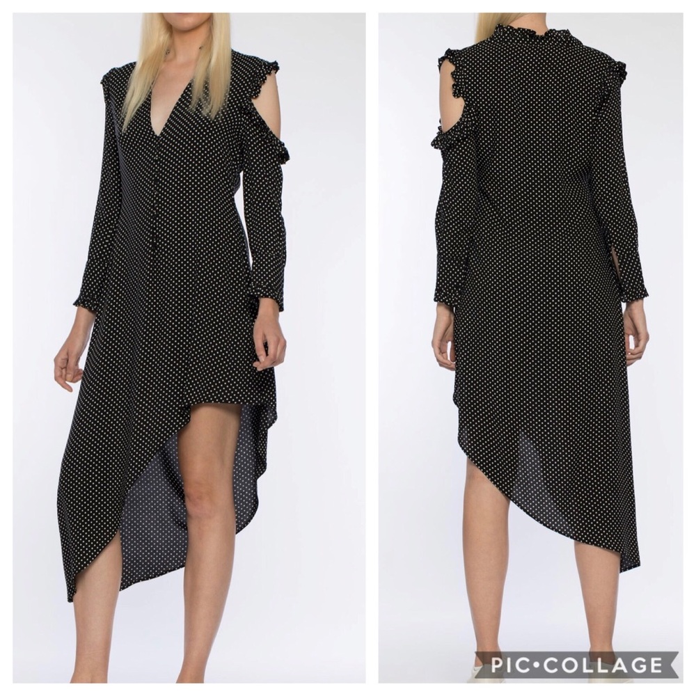Walter Baker Rowan Polka Dot Ruffle Dress